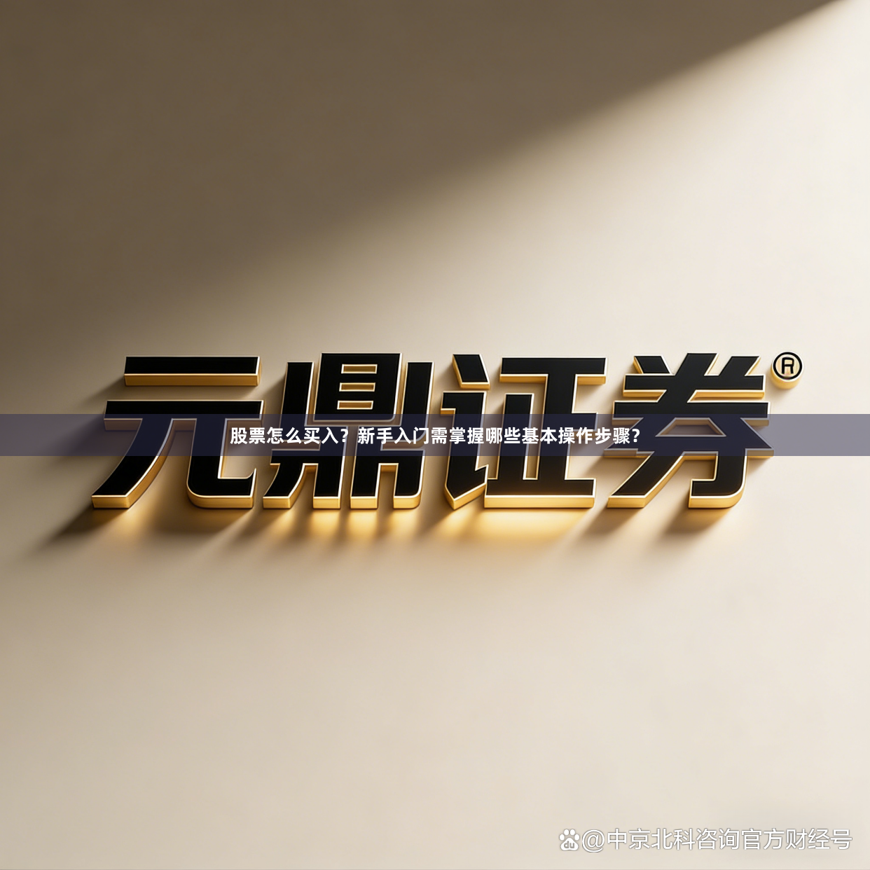 股票怎么买入？新手入门需掌握哪些基本操作步骤？