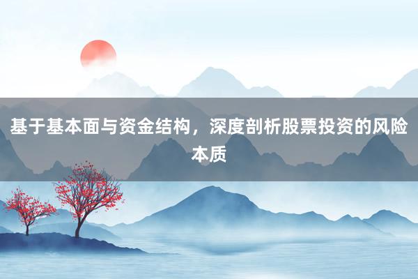 基于基本面与资金结构，深度剖析股票投资的风险本质