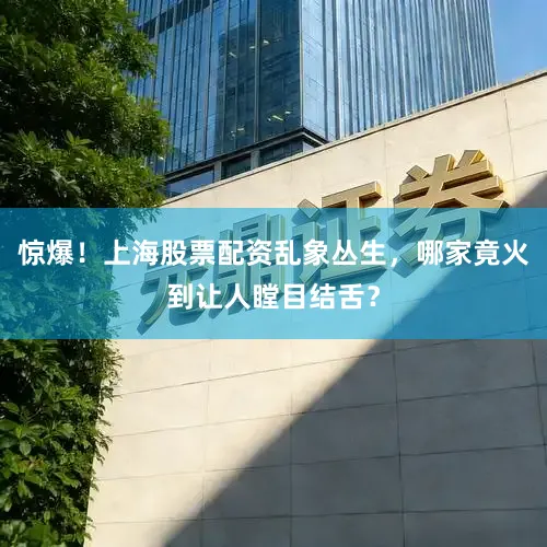 惊爆！上海股票配资乱象丛生，哪家竟火到让人瞠目结舌？