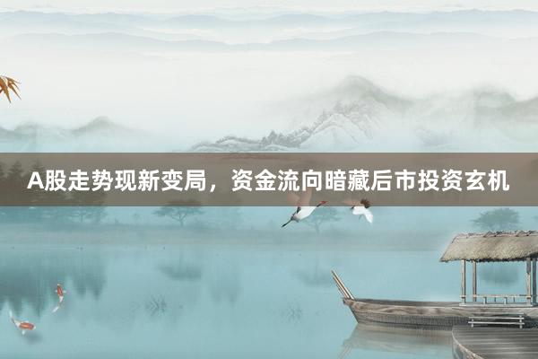 A股走势现新变局，资金流向暗藏后市投资玄机