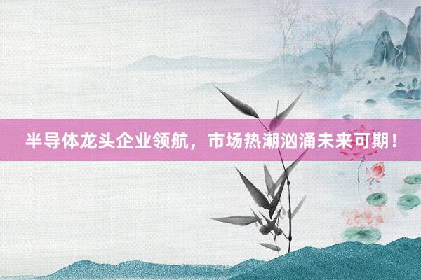 半导体龙头企业领航，市场热潮汹涌未来可期！