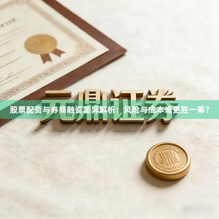 股票配资与券商融资差异解析：风险与成本谁更胜一筹？